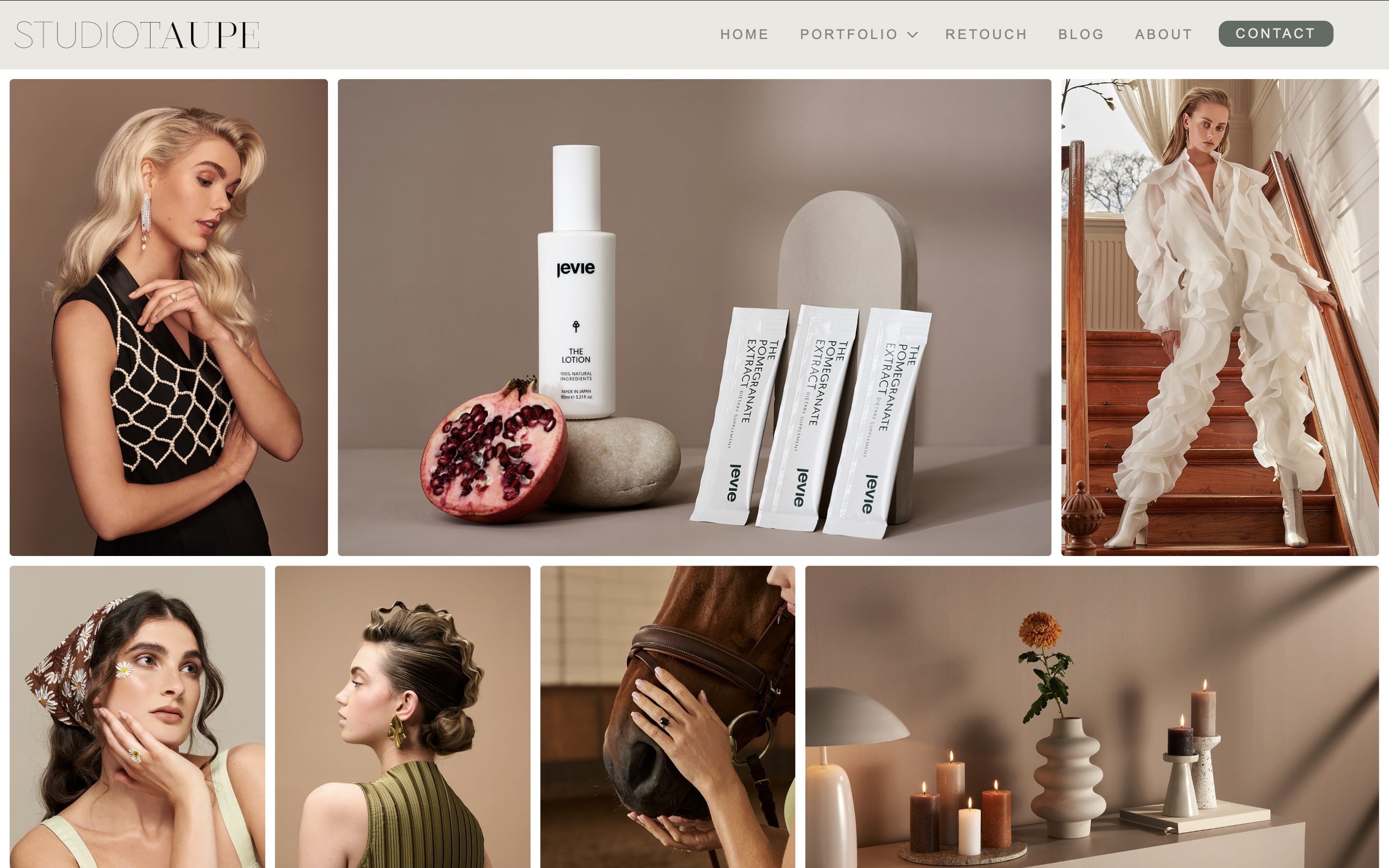 Studio Taupe Website Screenshot